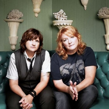 The Indigo Girls -- Amy Ray and Emily Saliers -- will bring a full band to the Byham on Sunday night.