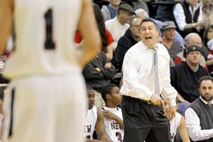 New Castle coach Ralph Blundo has led the Red Hurricanes to two unbeaten regular seasons in a row.