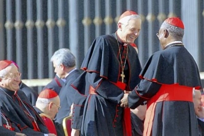 Cardinal Donald Wuerl, archbishop of Washington, D.C., attends Pope Benedict XVI's final general audience in St. Peter's Square on Wednesday at the Vatican.