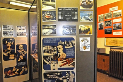 The Westinghouse Museum in the Westinghouse Castle is filled with memorabilia from George Westinghouse's companies.