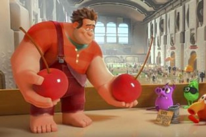 John C. Reilly provides the voice of Ralph, left, a video game character in search of redemption, in "Wreck-It Ralph."