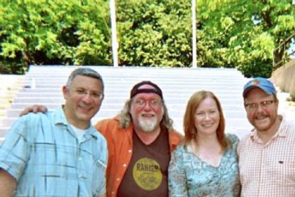 Stick Against Stone Orchestra -- Jim Laugelli, left, Chuck Sullivan, Geraldine Murray, Brook Duer and Bob Wenzel -- is back in action.