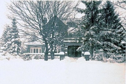 The former McGinnis hospital, as seen in its day as home to the Seger family. Plans are being made to reopen it as Thistledown at Seger House, a hotel.