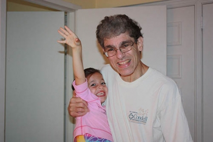Richard P. Reinherz with granddaughter Tahara.
