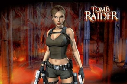 Old Lara Croft in 'Tomb Raider.'