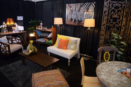 This is a design with the theme "The power of color" done by American Society of Interior Designers member Lorraine Linkhauer at the Pittsburgh Home and Garden Show.