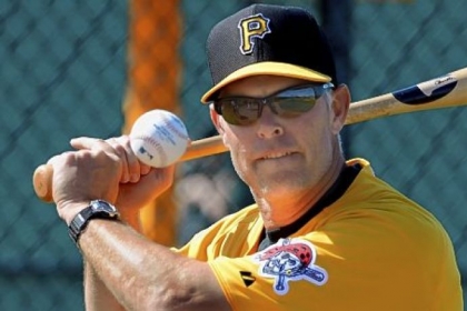 Pirates hitting coach Jay Bell: "As everything starts getting crazy around us, we want to make sure that internally, we're taking that 'one-two-three, one-two-three' thought process into the game."
