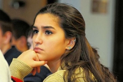 Senior Hanna Chait listens in a session Monday with Gene Natali Jr. as he discusses financial literacy in Jill Tabis' classroom at Fox Chapel Area High School.