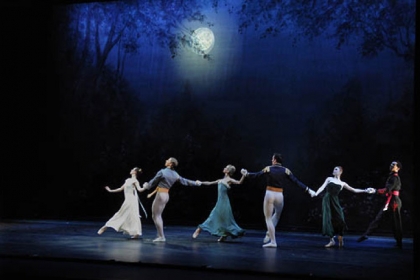 Pittsburgh Ballet Theatre performs "Lilac Garden" by Antony Tudor in its mixed repertory program "Unspoken" at the August Wilson Center, Downtown.