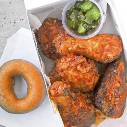 Twice-fried chicken from Federal Donuts (1219 S. Second St.).
