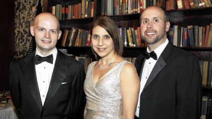 Marc Giosi, executive director, with chairs Shannon Webber and Brian Harrigan.