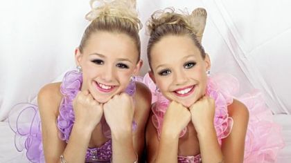 Chloe Lukasiak and Maddie Ziegler of the Lifetime reality TV series "Dance Moms" wear jewelry from The Glitzy Girl collection.