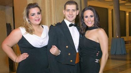 Kristen Zelenka, Brian Linville and Alexandrea Cibik Good.
