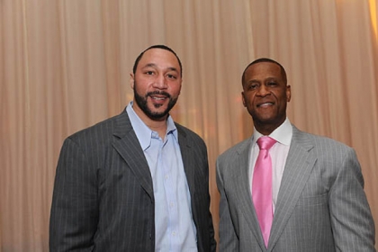 Charlie Batch with Curtis Aiken.