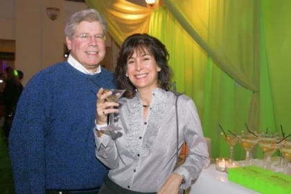 JCC board chair Jeffrey B. Markel with Carol L. Robinson.