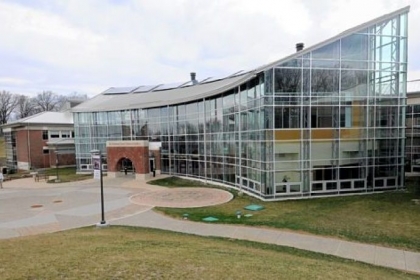 The instrument laboratory is located in the $39 million Sis and Herman Dupre Science Pavilion, shown here, at the Catholic college in Unity.