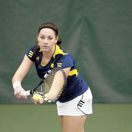 Ronit Yurovsky has already had an impact on the Michigan tennis team.