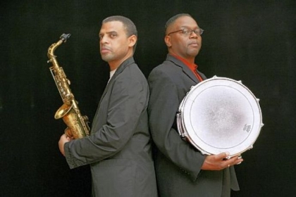 Saxophonist Steve Wilson, left, and drummer Lewis Nash will be recording their performance  at Manchester Craftsmen's Guild this weekend.