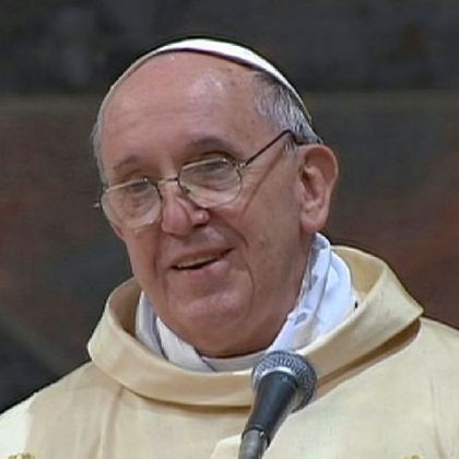 Pope Francis celebrates his inaugural Mass Thursday.