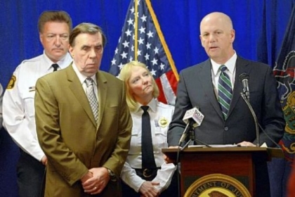U.S. Attorney David Hickton speaks during a news conference Thursday at the Federal Courthouse Building, Downtown, announcing the dismantling of a heroin trafficking ring in Homestead.