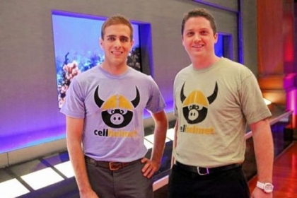 Cellhelmet founders David Artuso and Mike Kane