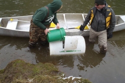 Float stocking volunteers