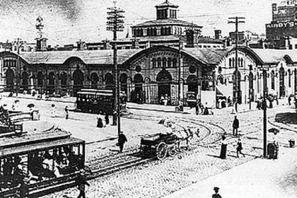 The Allegheny City Market House, back in the day.