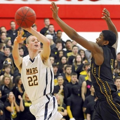 Montour's Justin Hill, right, and the Spartans are seeking their third consecutive trip to the PIAA final.