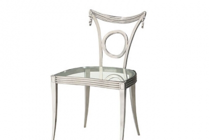 The Floating Klismos chair by Theodore Alexander.