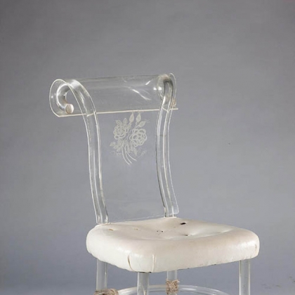 One of the first Lucite Chairs by Rohm & Haas.