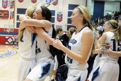 Bishop Canevin celebrates after beating Seton-LaSalle for the second time this postseason and reaching the PIAA Class AA final.