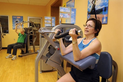 Cathy Schuster, 57, of Mt. Lebanon, tells senior citizens who claim they lack energy: "Exercise gives you energy back."
