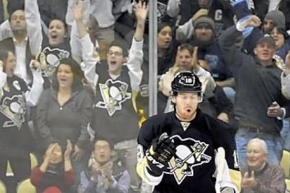 James Neal at the Consol Energy Center.