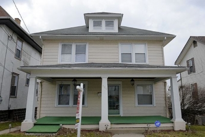This two-story Colonial home at 709 N. Franklin St. in Washington, Pa., is on the market for $139,000.