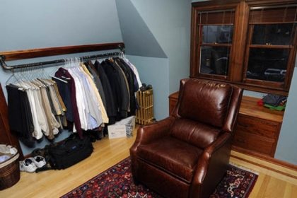 Third floor walk in closet.