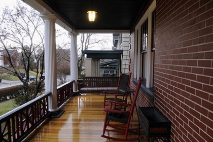 Front porch.