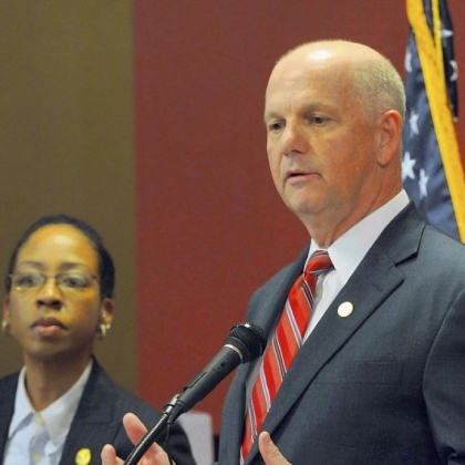 U.S. Attorney David J. Hickton addresses the indictment Friday.