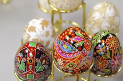 Ancient Ukrainian tradition transforms eggs into intricate masterpieces