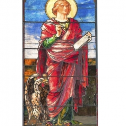 The Presbyterian Church of Sewickley steeped in stained glass