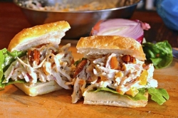 What's for Dinner: Delta-Style Chicken Salad with Peach Mayo and Spiced Pecans